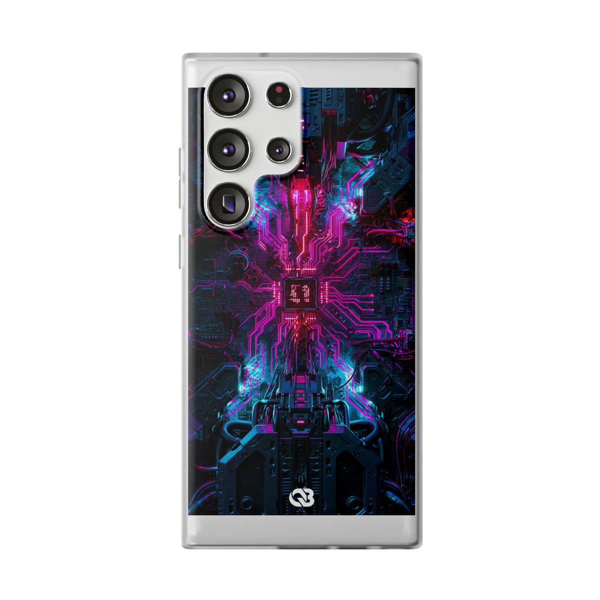 Neural Circuit Core · Lite Phone Case for Samsung · Black