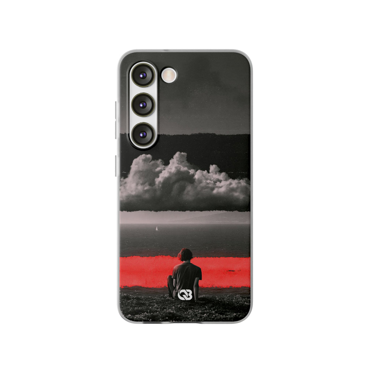Crimson Horizon · Lite Phone Case for Samsung · Black