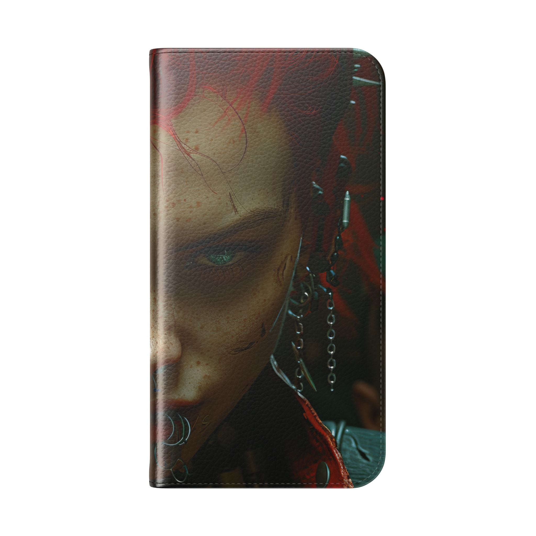 Scarlet Gaze - iPhone 15 Pro Max Case - Wallet