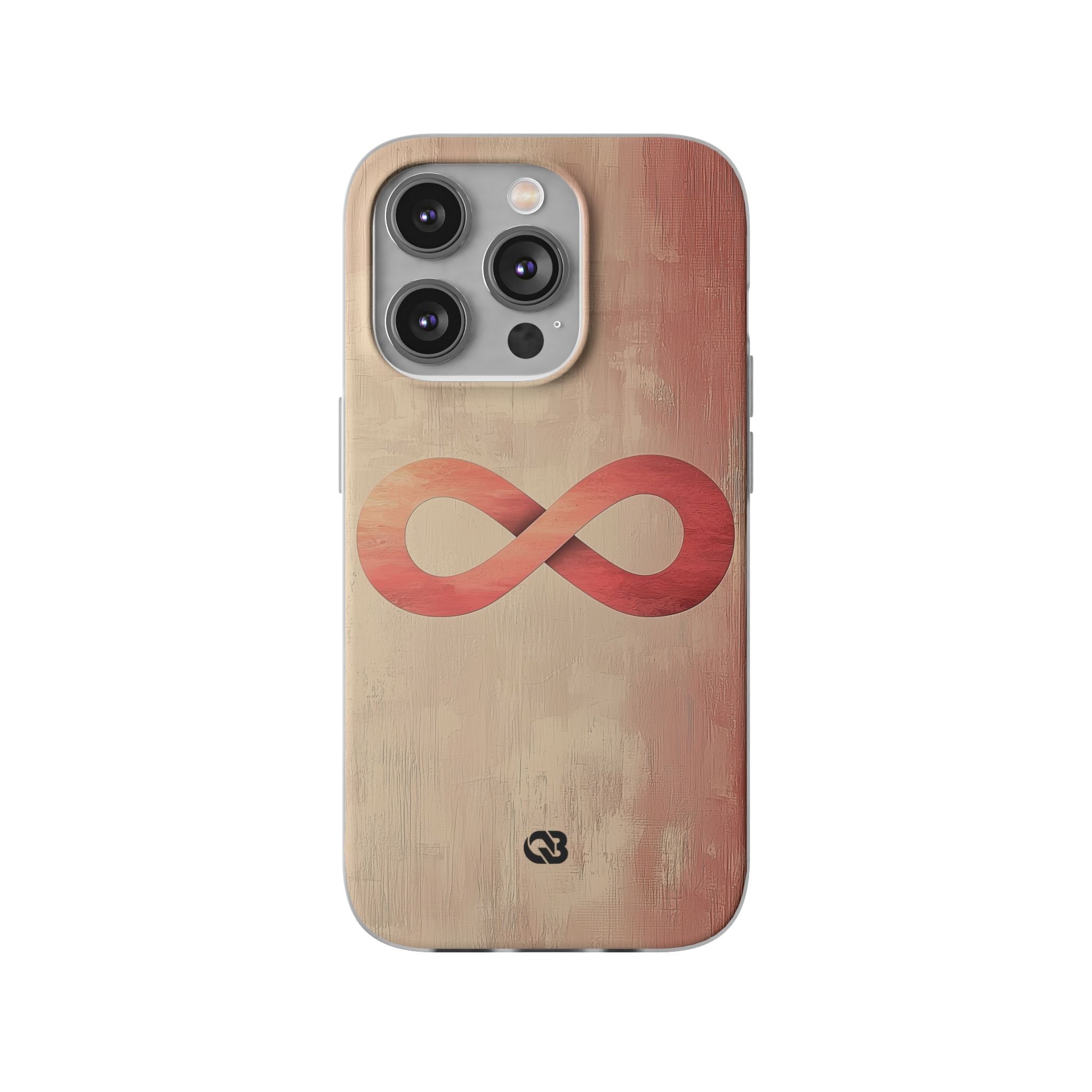 Terracotta Infinity Stroke · Soft Phone Case for iPhone