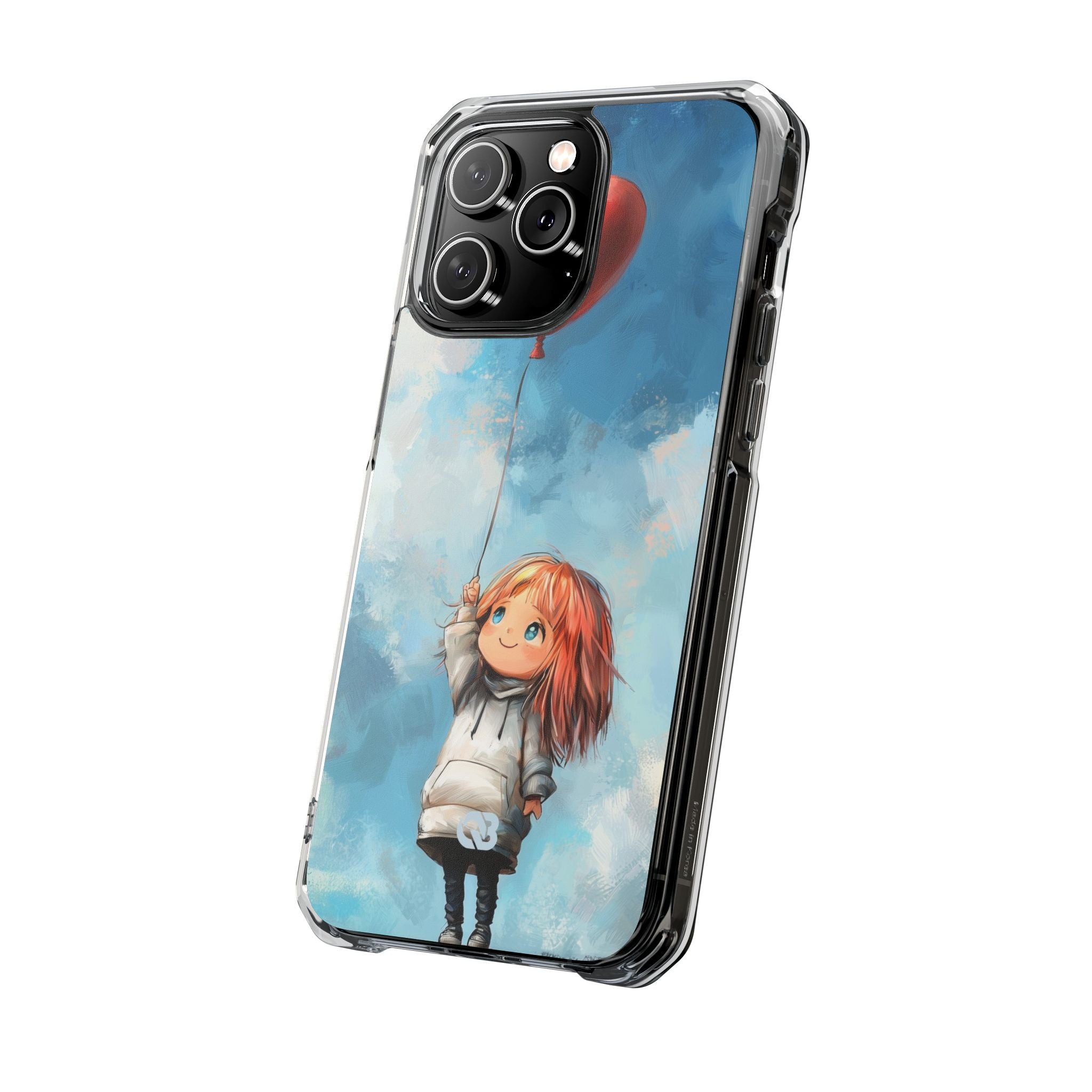 Crimson Heart Sky · Impact Phone Case for iPhone · Magsafe