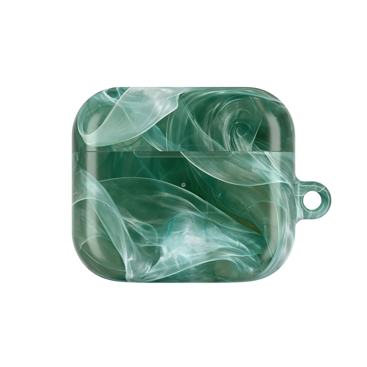 Translucent Aqua Flow · Hard Case for AirPods & AirPods Pro · Teal