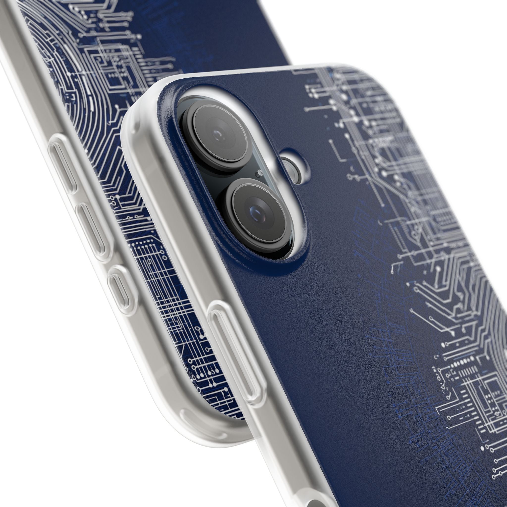 Blue Lite Phone Case for iPhone - Cobalt Circuit Logic