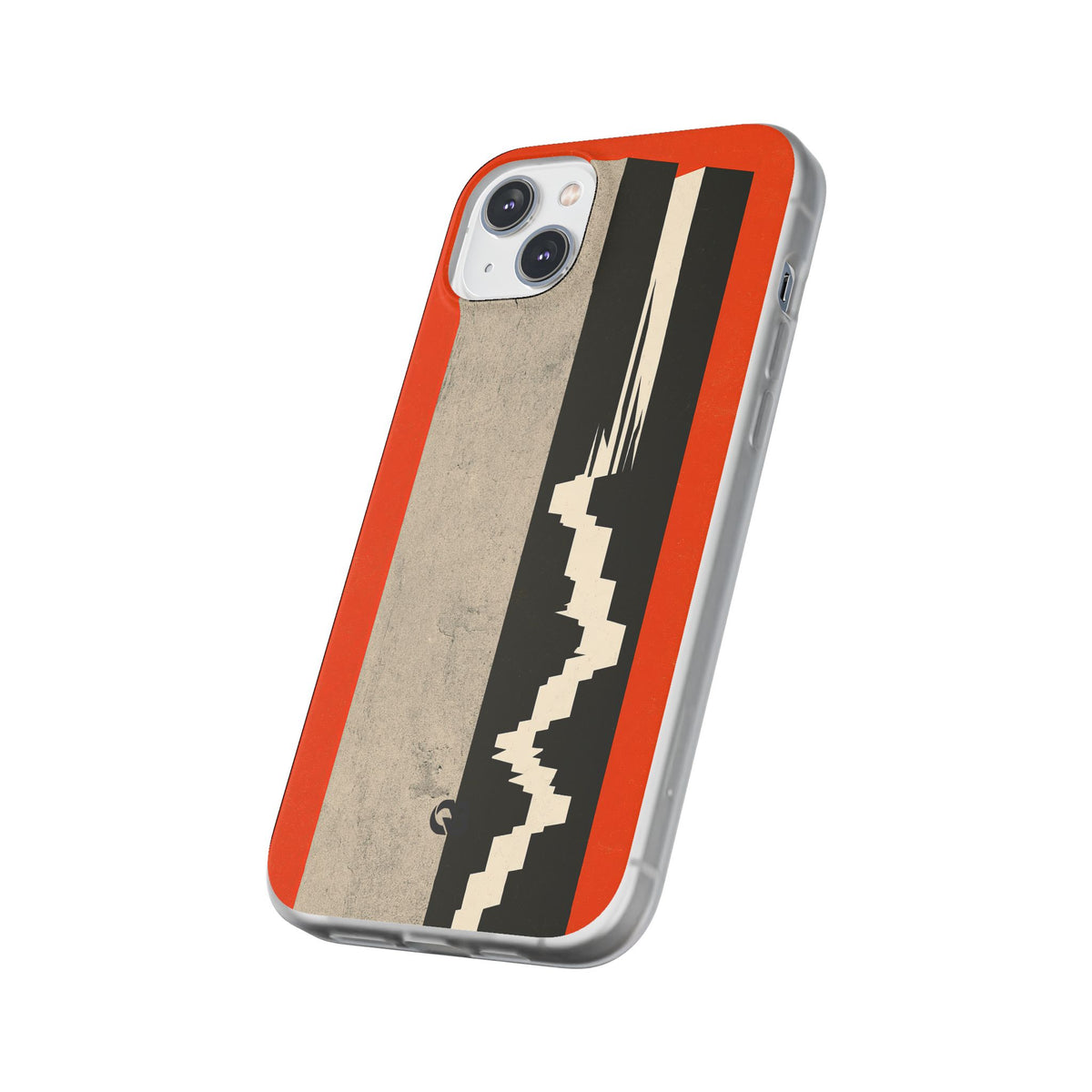 Orange Lite Phone Case for iPhone - Orange Monolith Rift