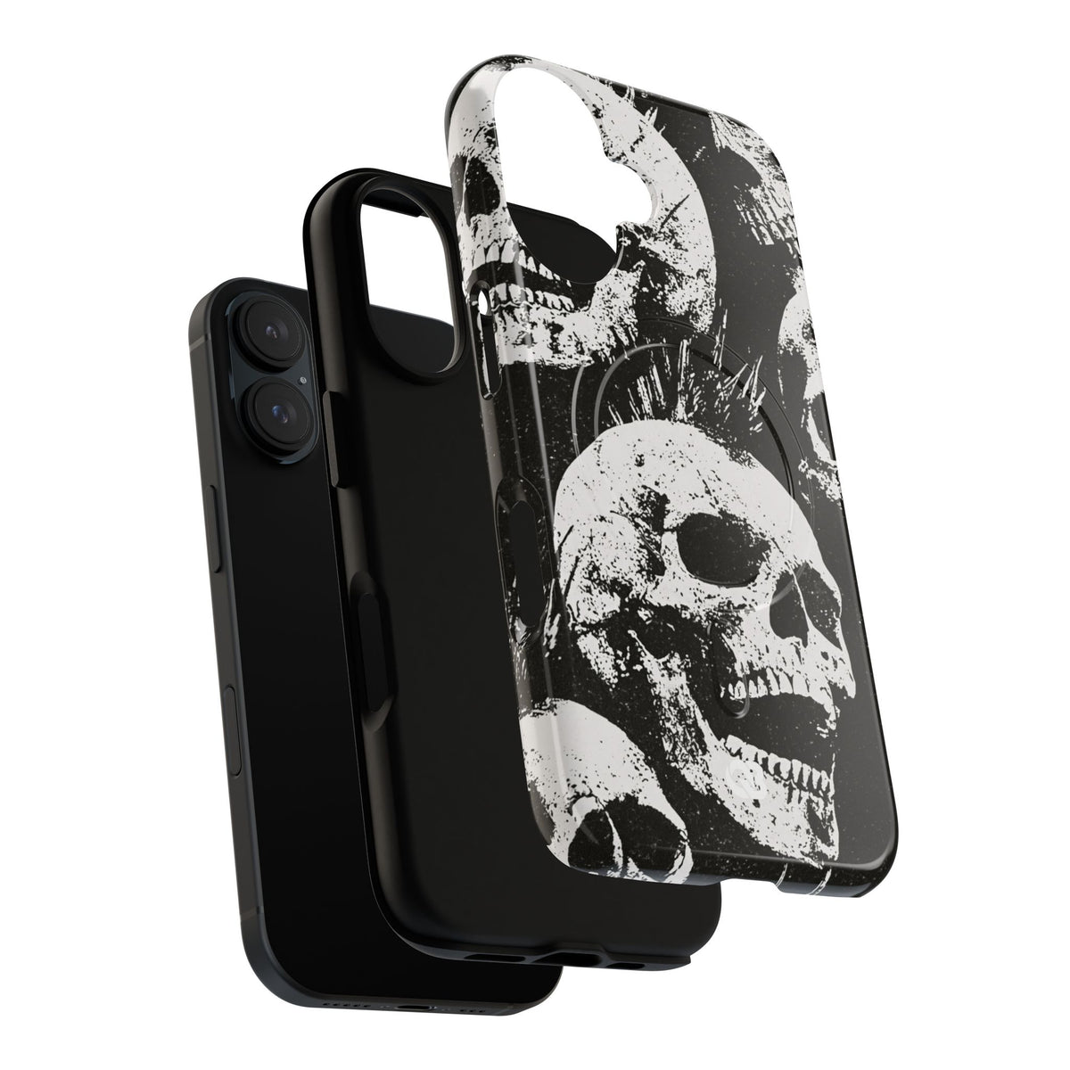 Punk Skull Riot · Tough 2.0 Magnetic Phone Case for iPhone · Black