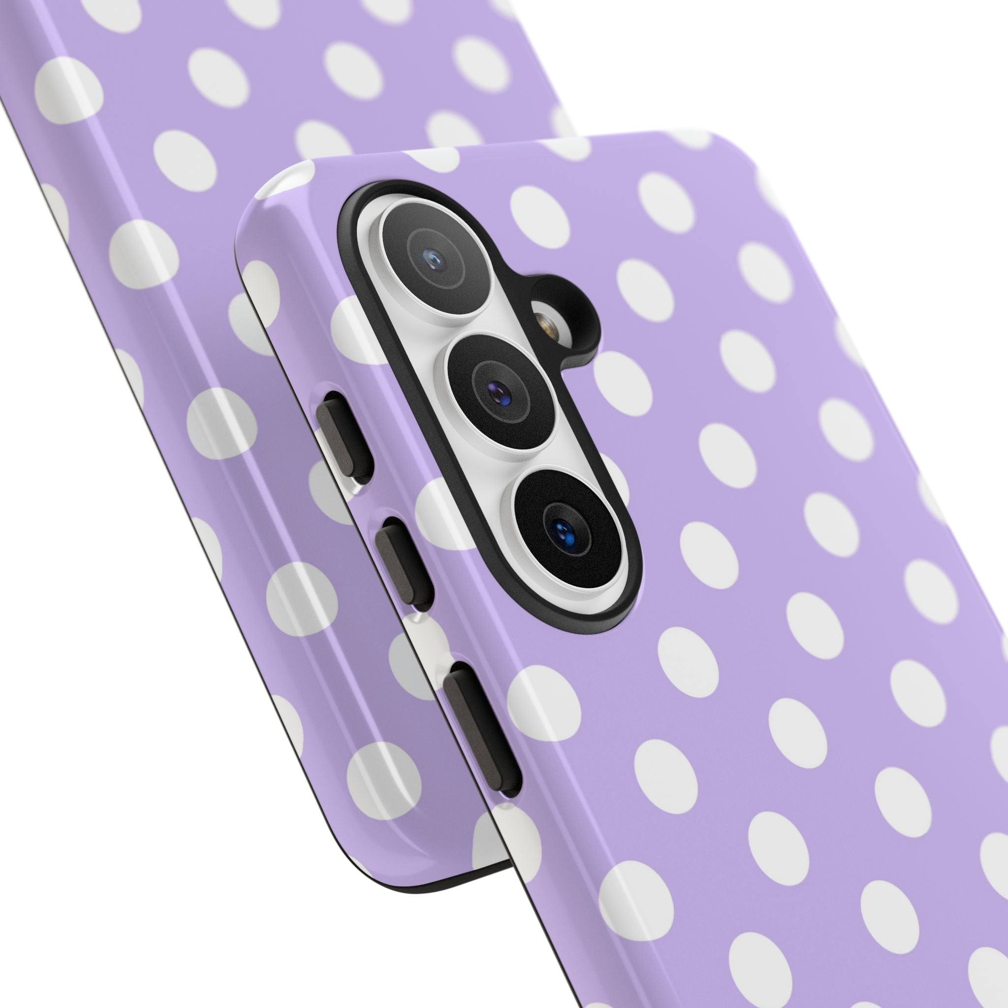 Lavender Polka Grid · Tough Θήκη για Samsung