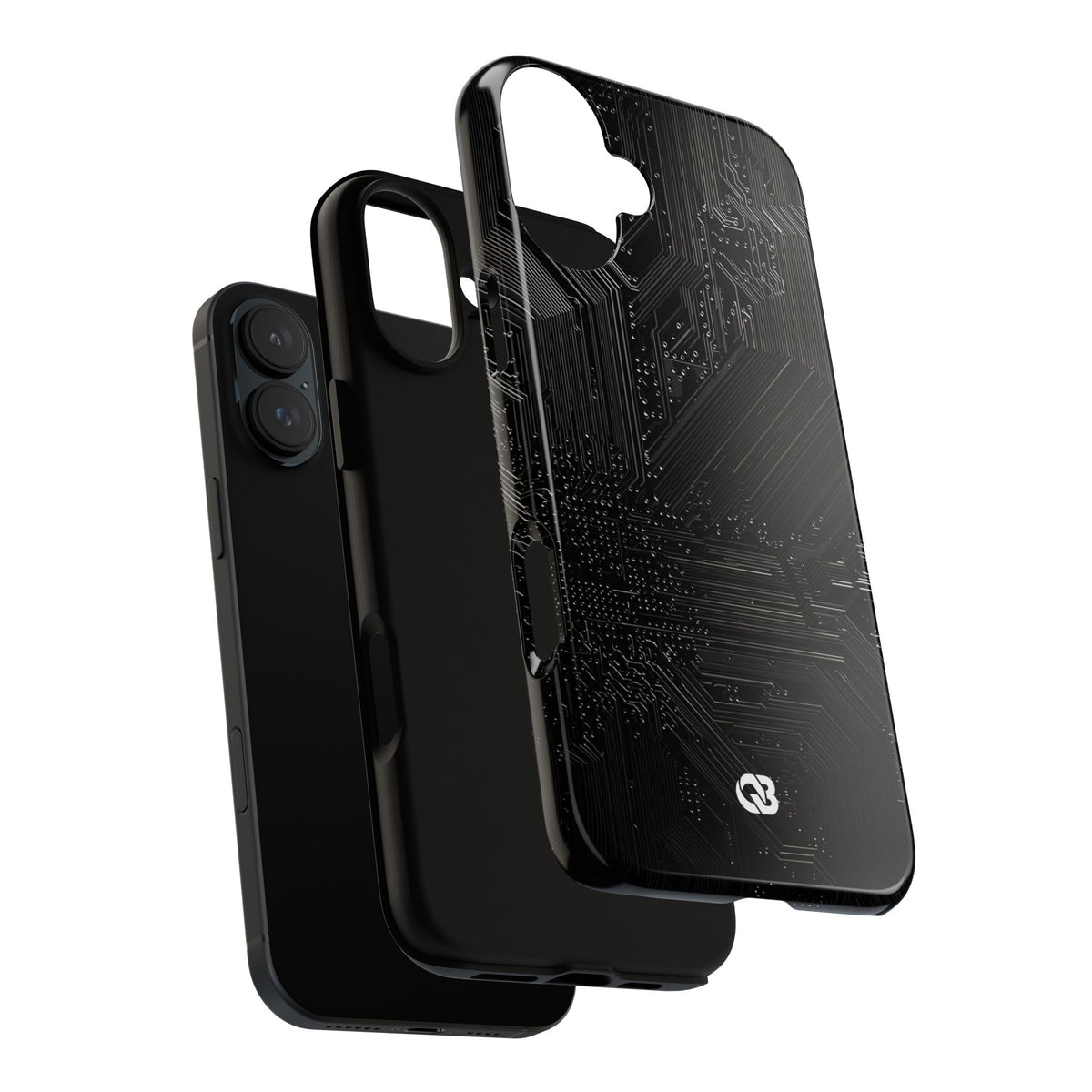 Obsidian Circuitry · Tough Phone Case for iPhone · Black