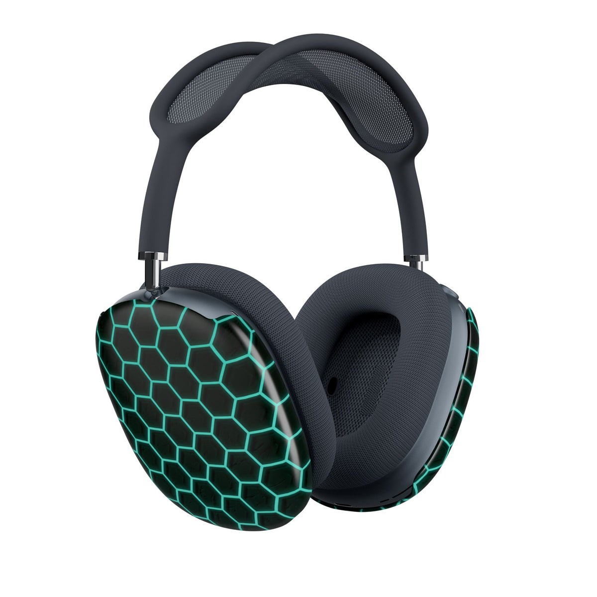 Neon Hex Spectrum · Hard Case for AirPods Max · Teal