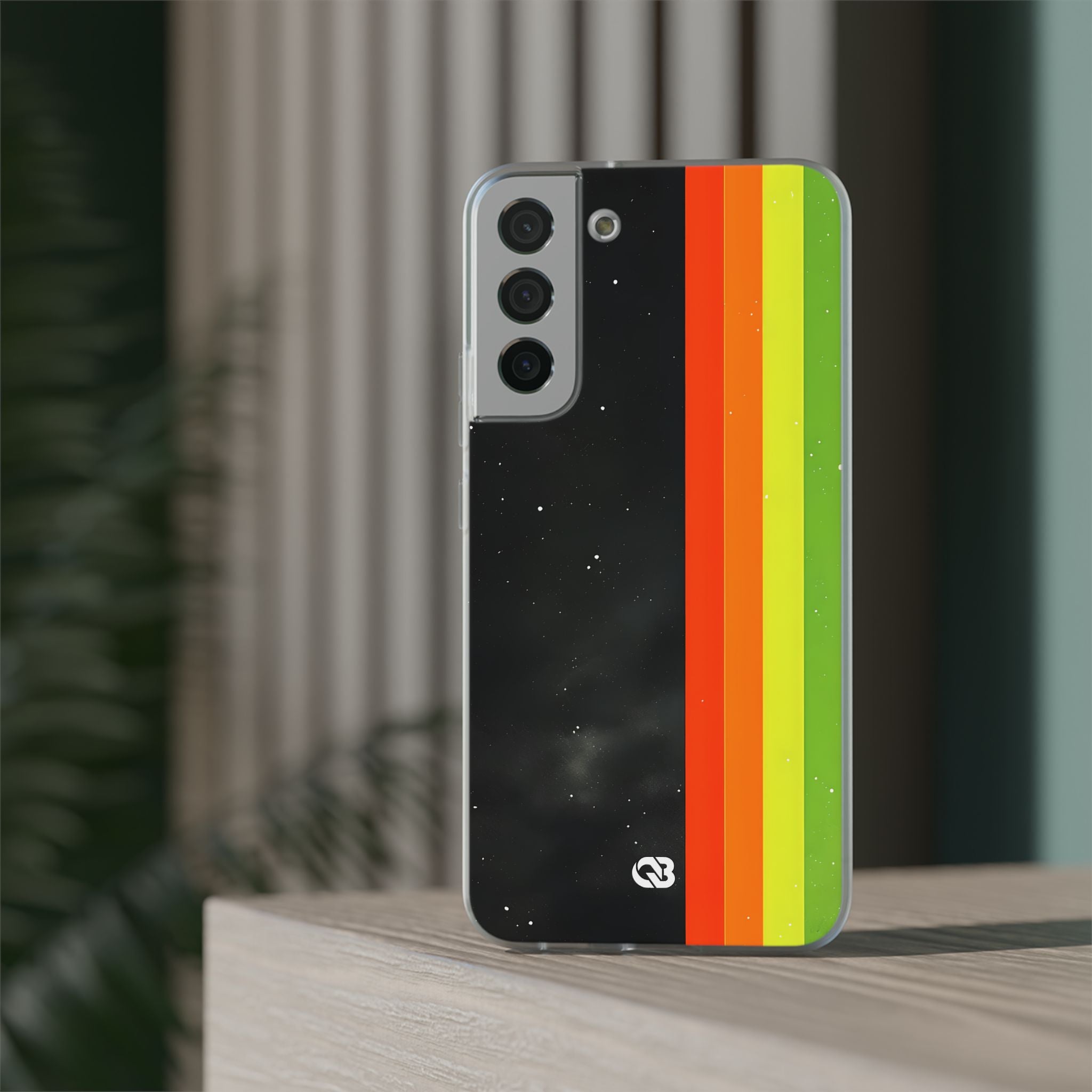 Retro Galactic Stripes · Soft Handyhülle für Samsung