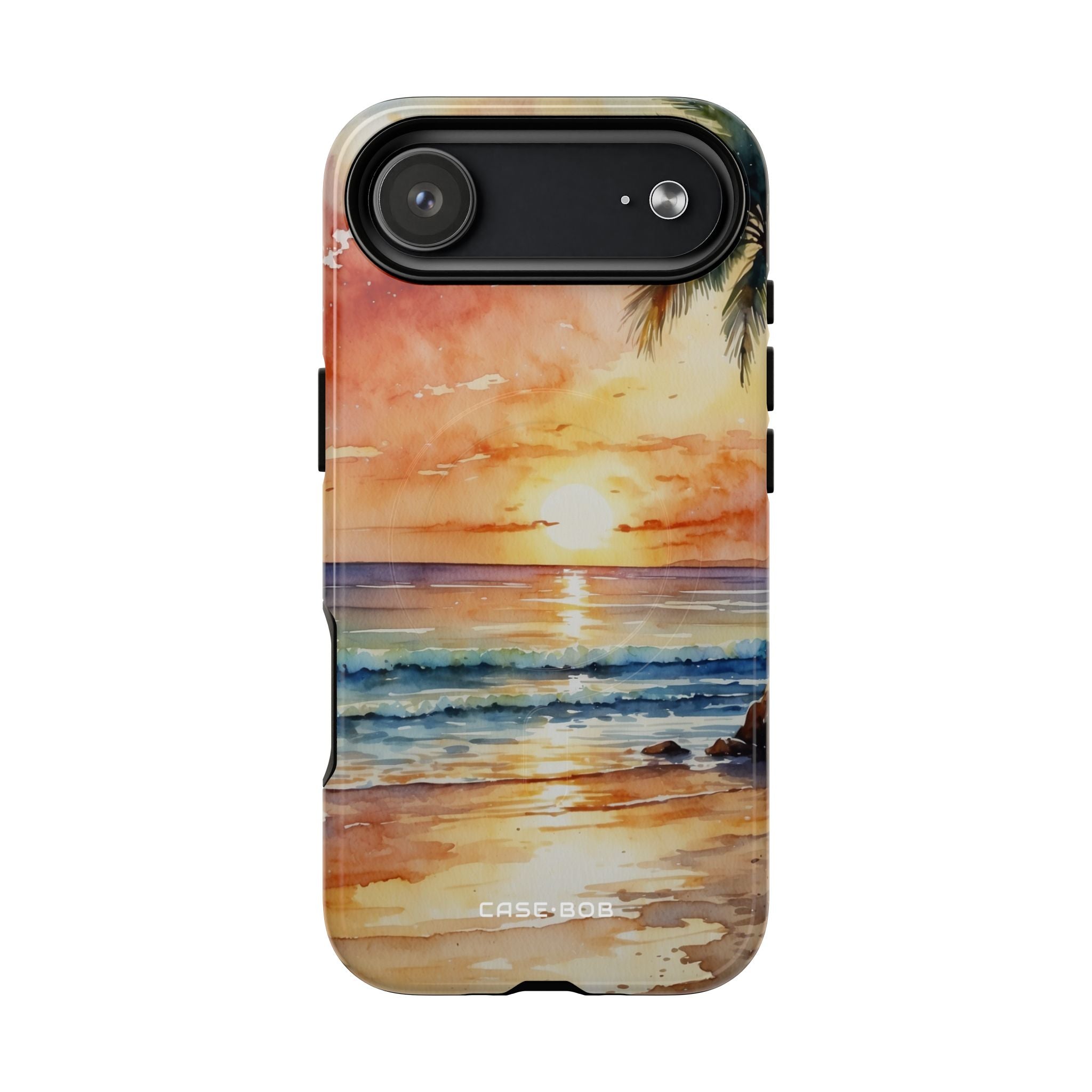 Sunset Palm iPhone 17 Air Case - Tough+ - CASE•BOB