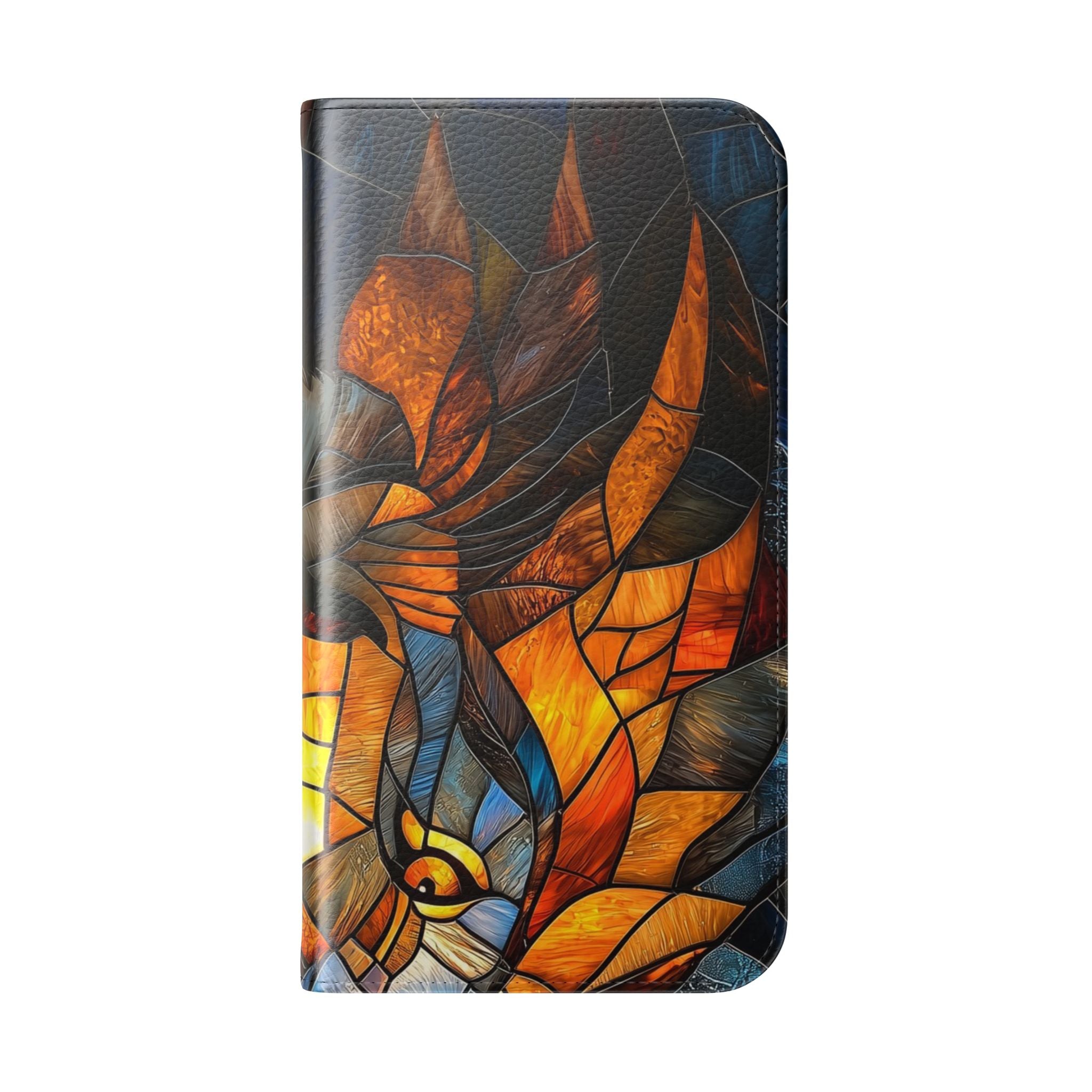 Flame Lion - iPhone 15 Pro Case - Wallet