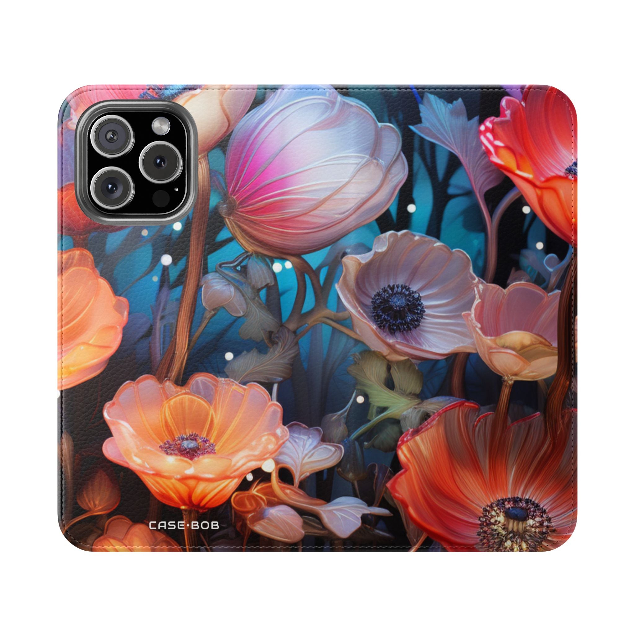 Glowing Petals - iPhone 16 Max Case - Wallet