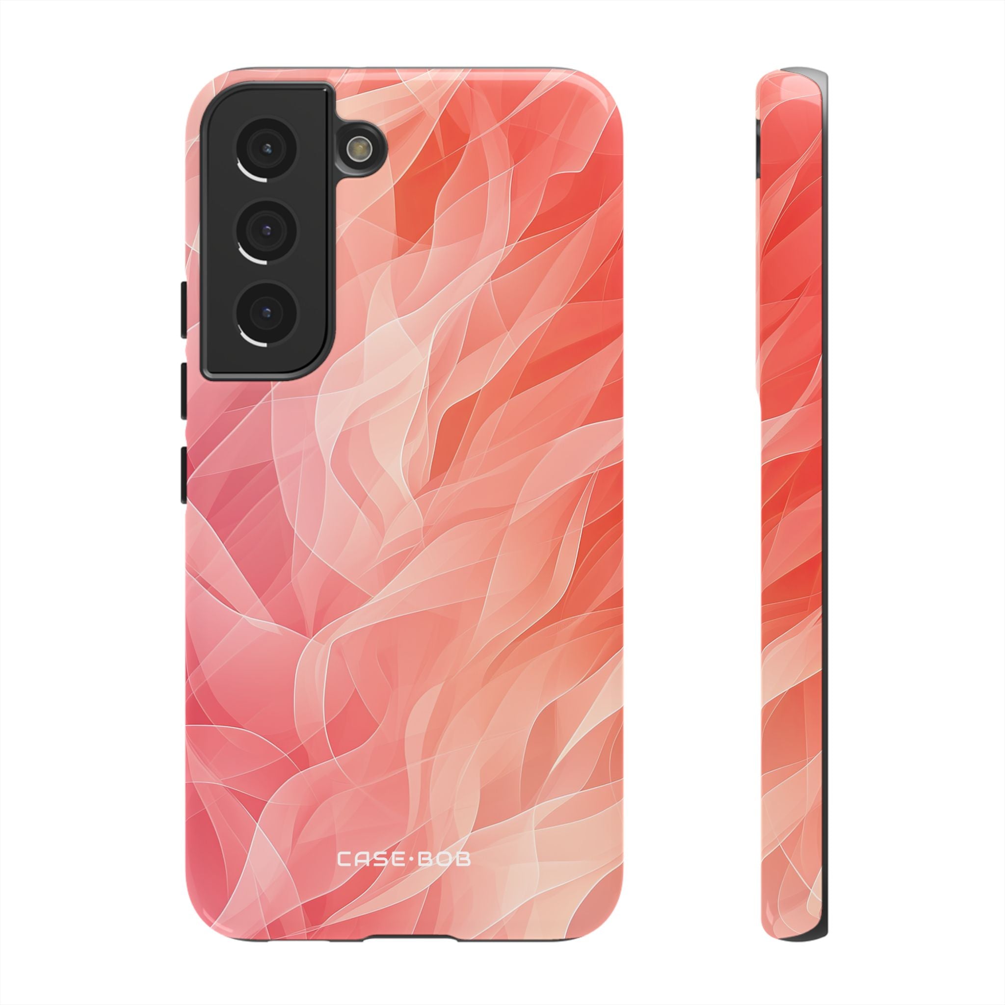 Peach Wave Drift Samsung S22 Case - Tough