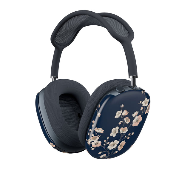 Midnight Plum Blossom · Hard Case for AirPods Max · Blue