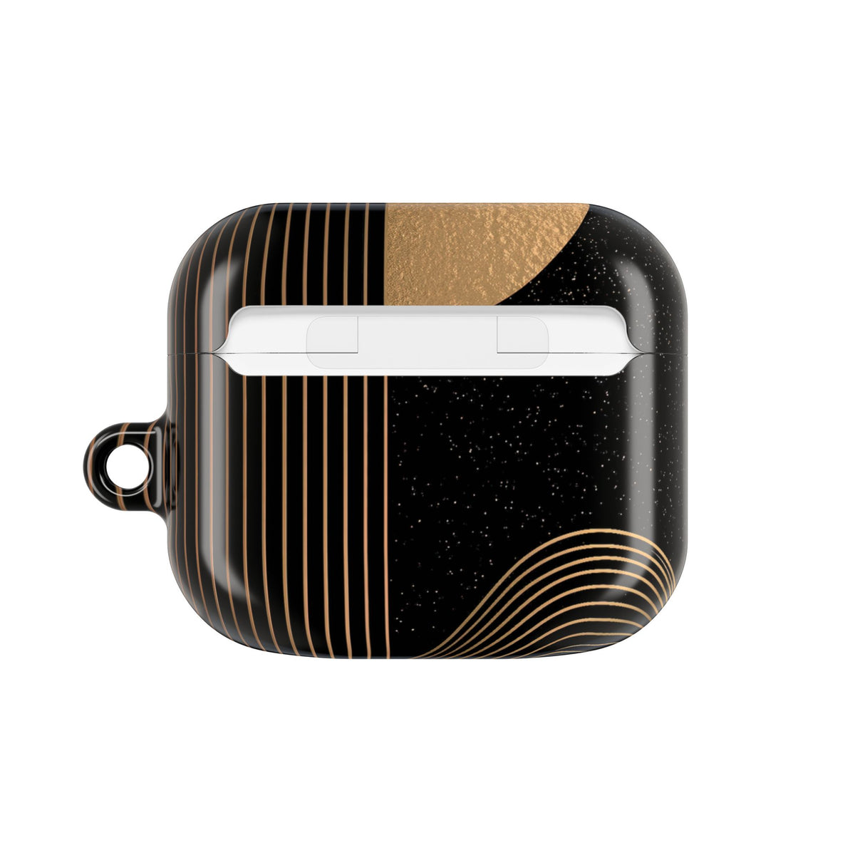 Lunar Topo Horizon · Hard Case for AirPods & AirPods Pro · Black