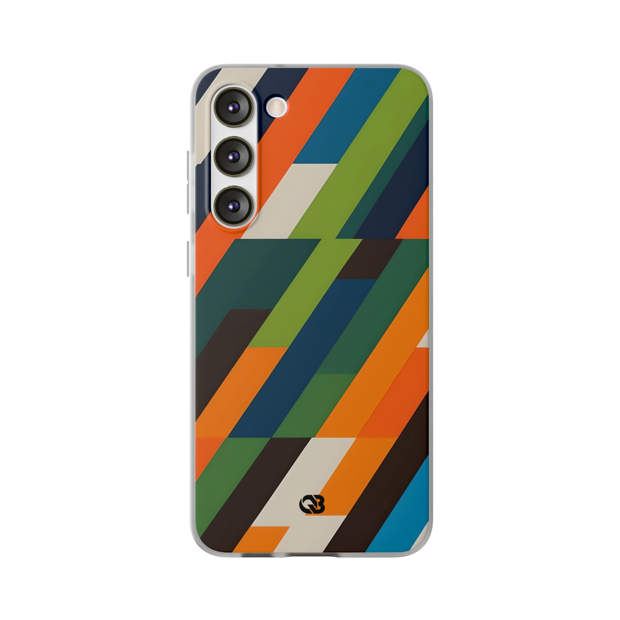 Angled Retro Mosaic · Soft Custodia per Samsung