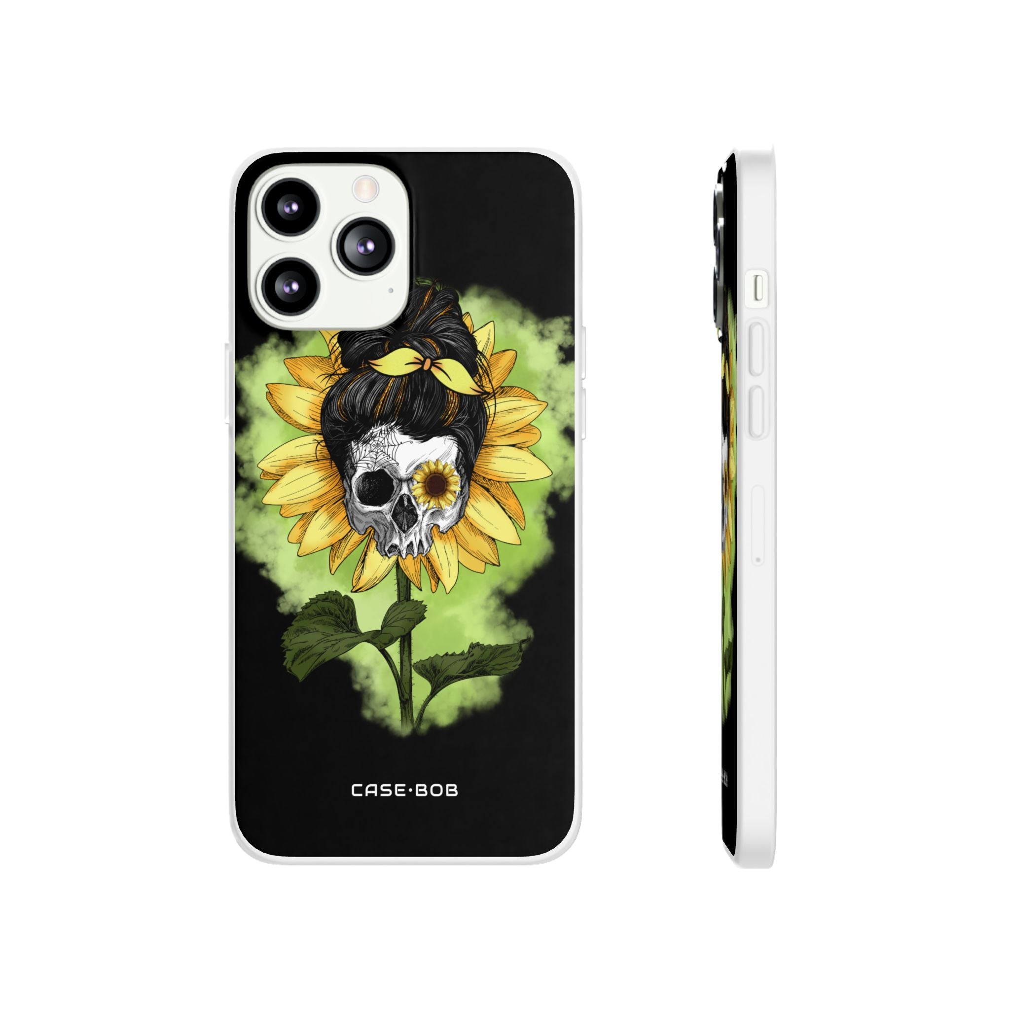 Sonnenblumen-Schädel iPhone 13 Pro Max - Soft