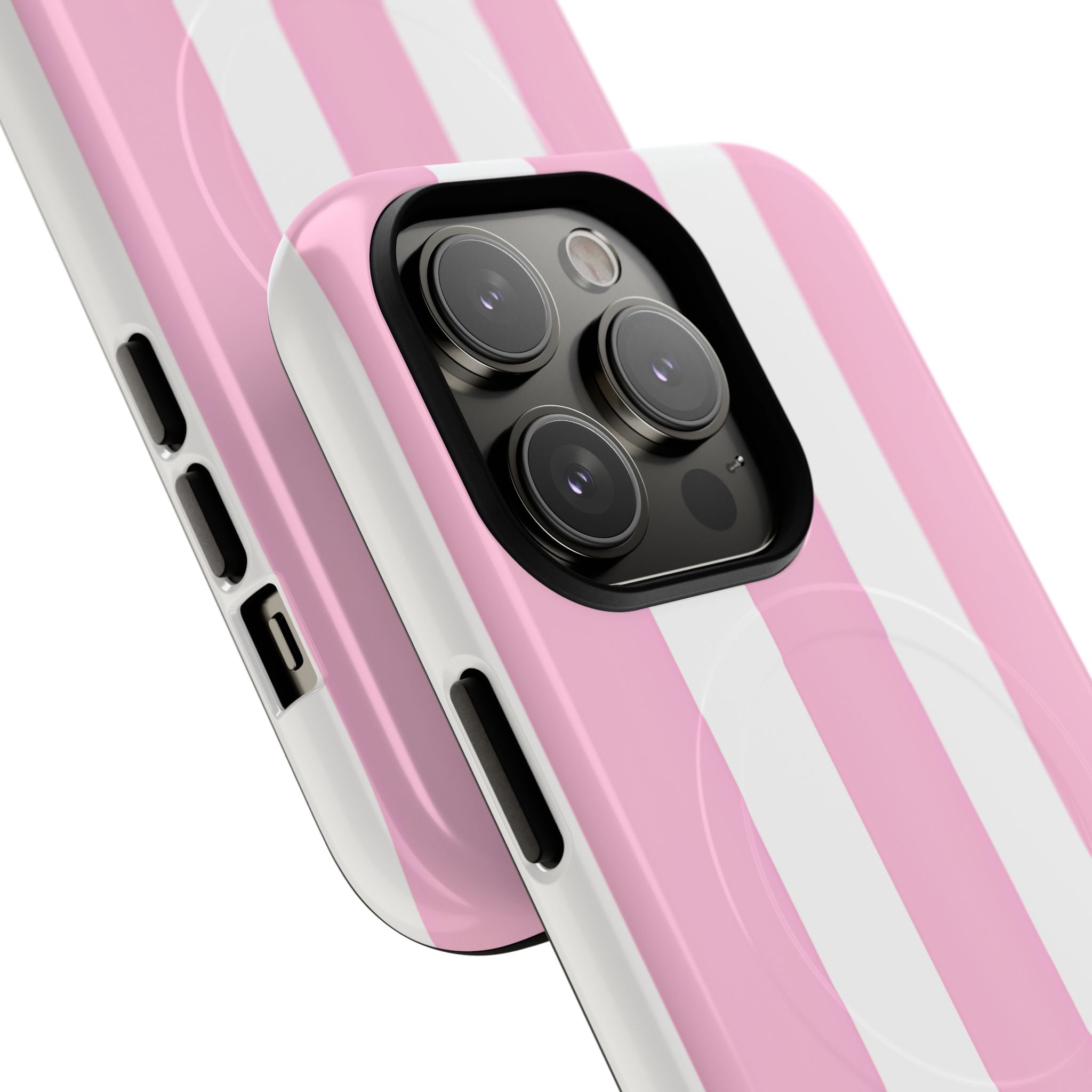 Soft Pink Stripe · Tough+ Magsafe
