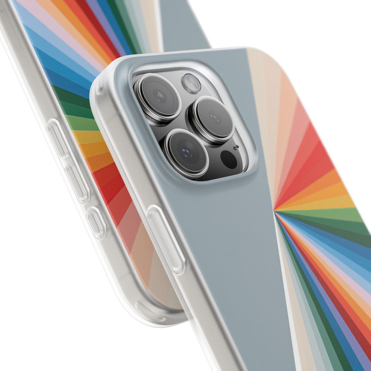 Grey Lite Phone Case for iPhone - Slate Prism Burst