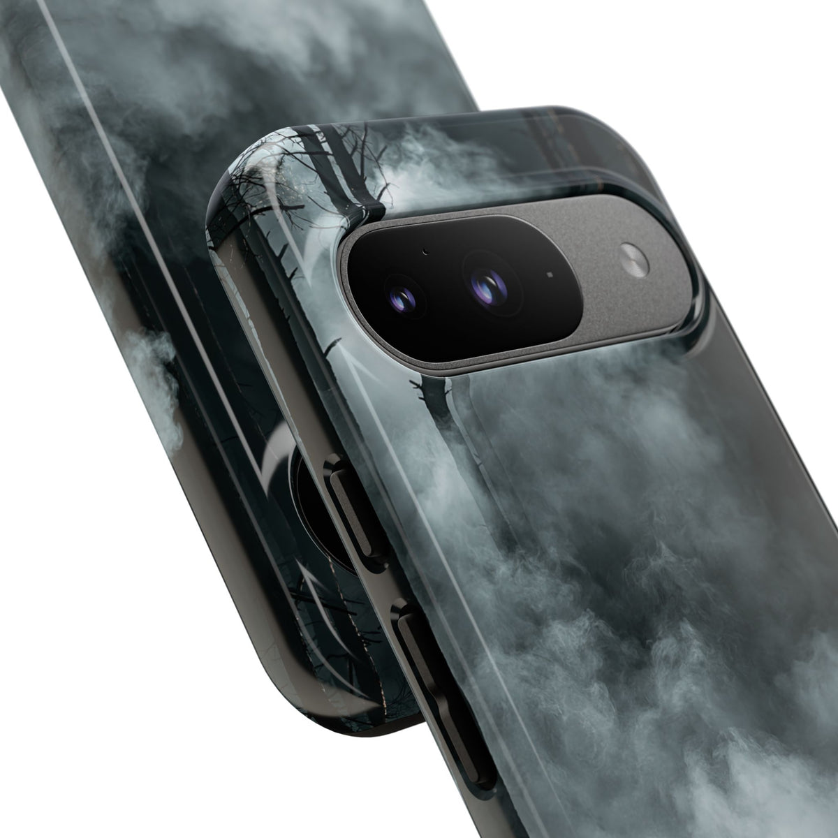 Shadowed Pine Mist · Tough Phone Case for Pixel · Black