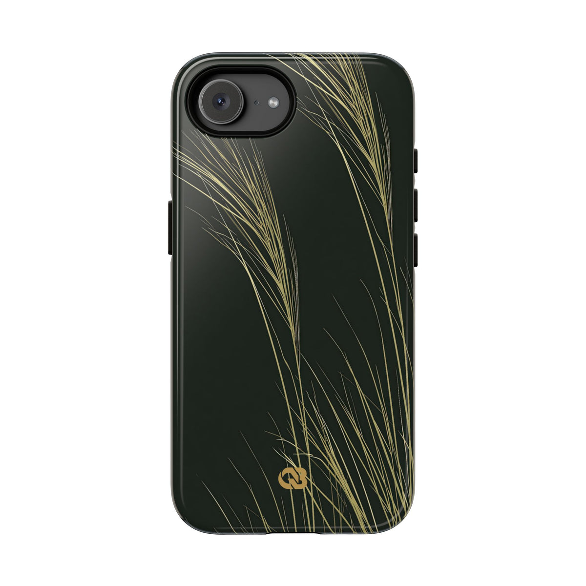 Golden Whispering Reeds · Tough Phone Case for iPhone · Green