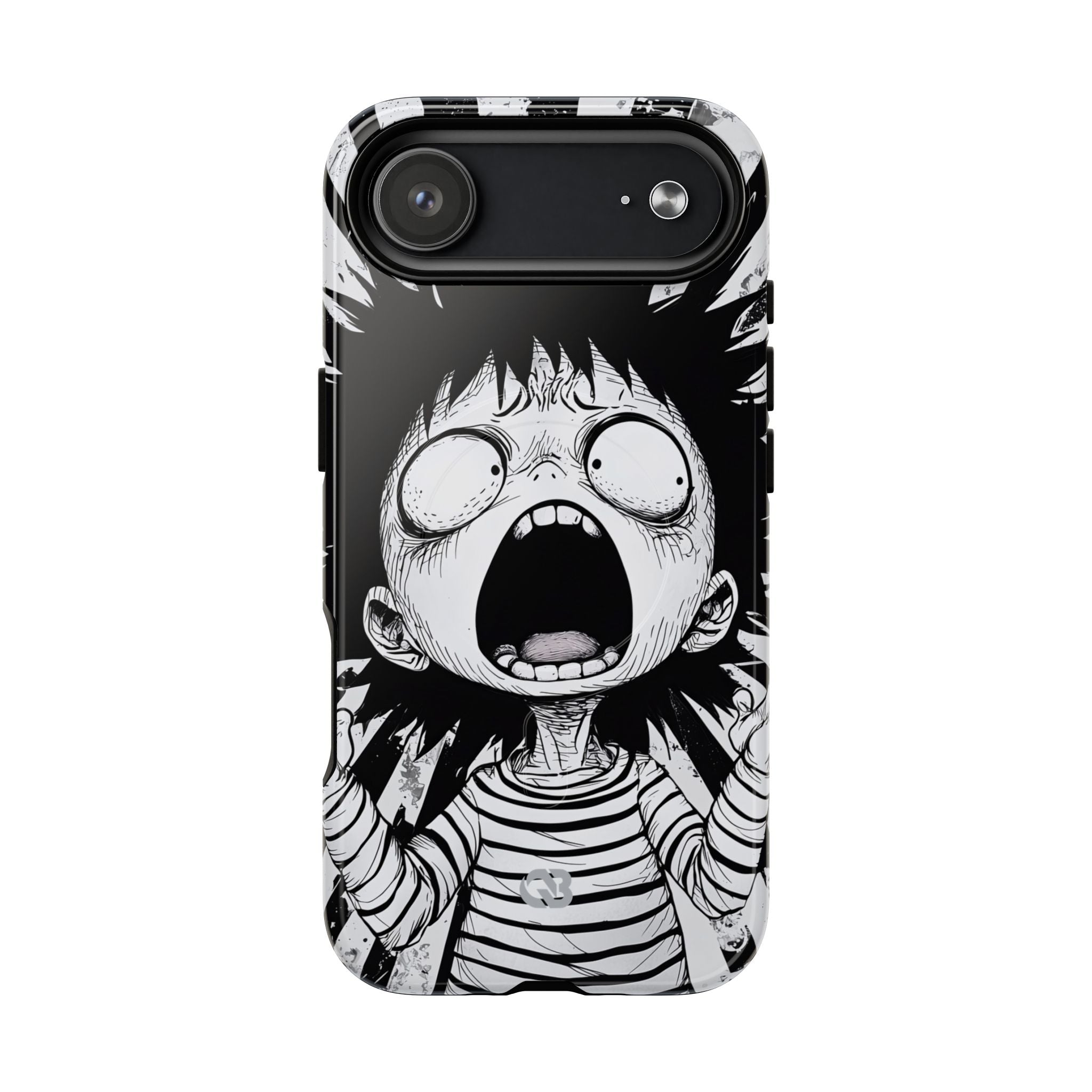 Chaotic Monochrome Scream · Tough+ Fundas para teléfono para iPhone · Magsafe