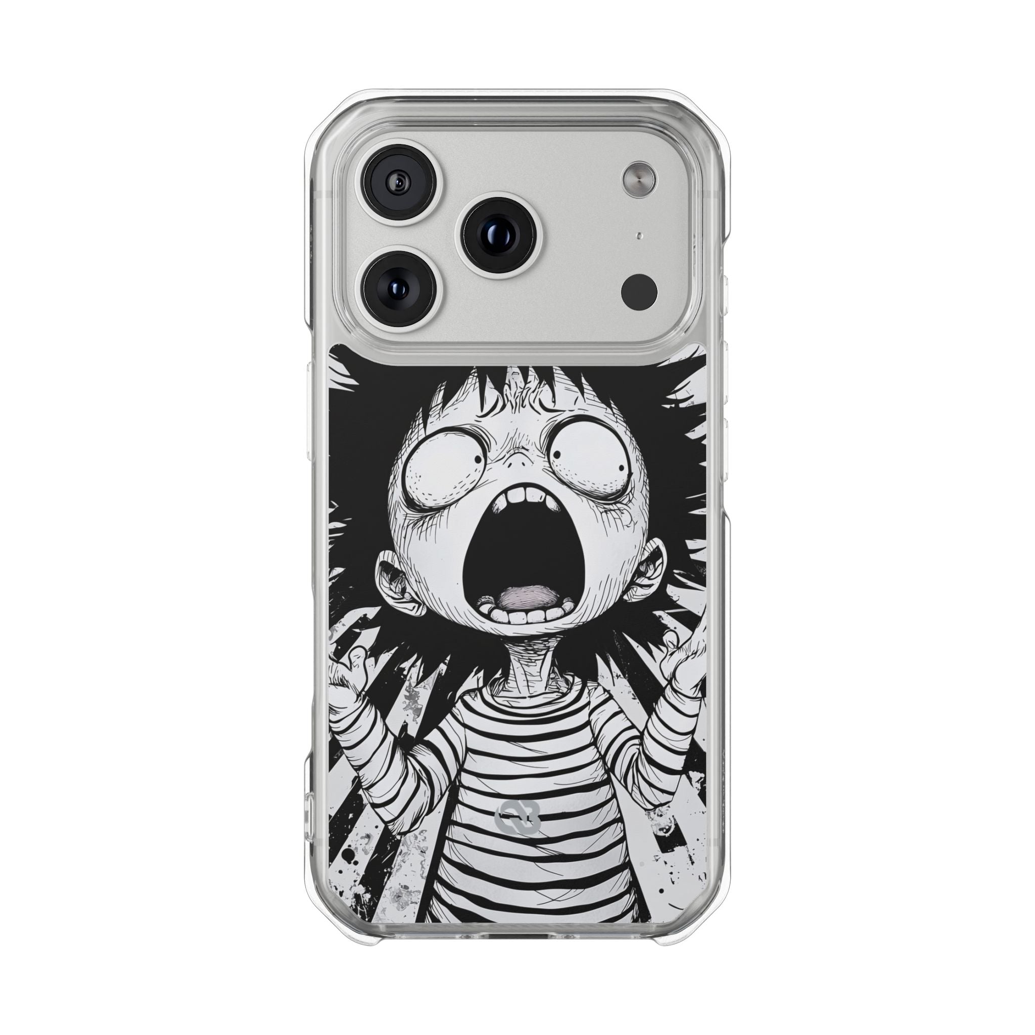 Chaotic Monochrome Scream · Impact Magsafe