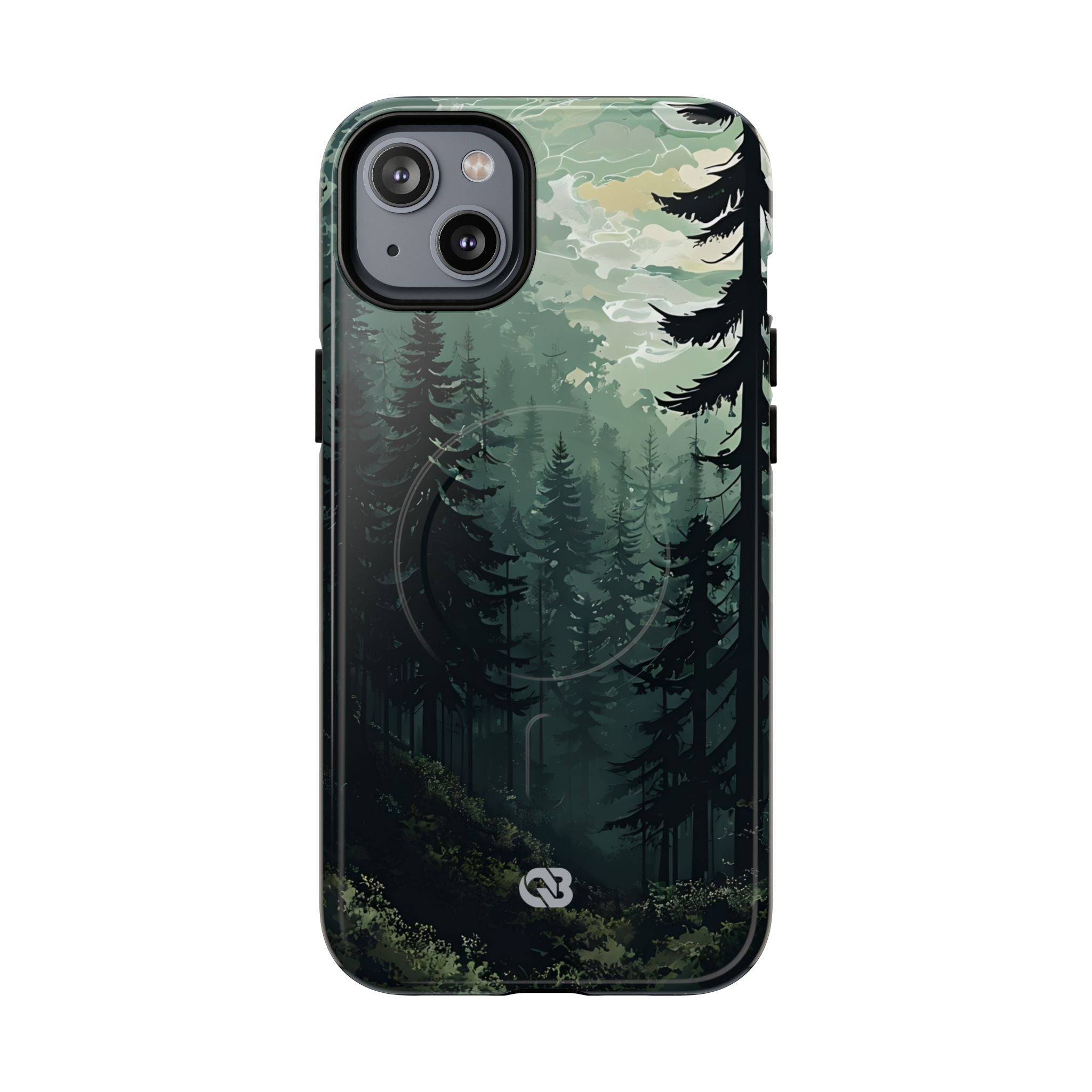 Misty Pine Shadow · Tough+ Phone Case for iPhone · Magsafe