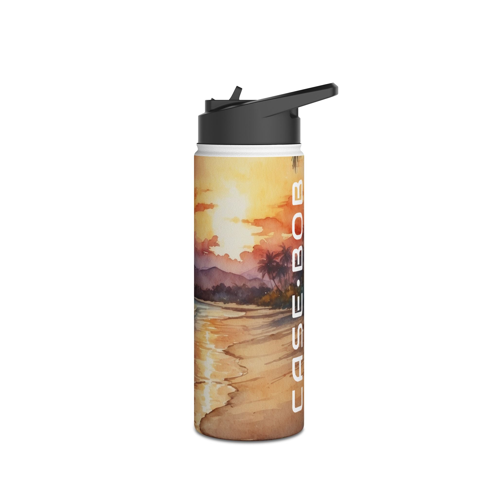 Sunset Glow - Stainless Steel Water Bottle
