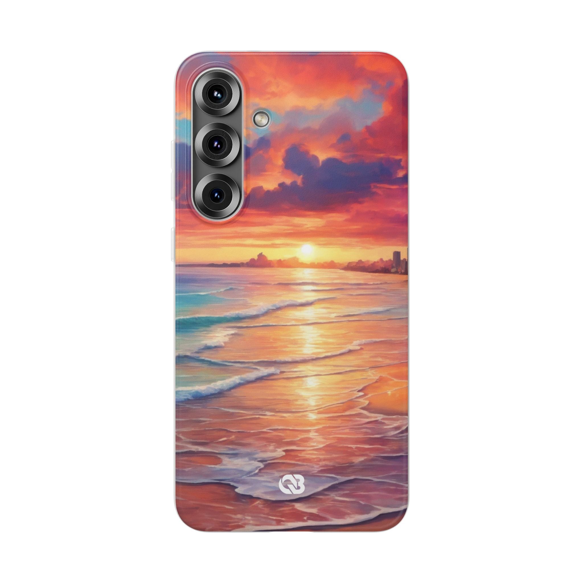 Crimson Shore Horizon · Soft Handyhülle für Samsung