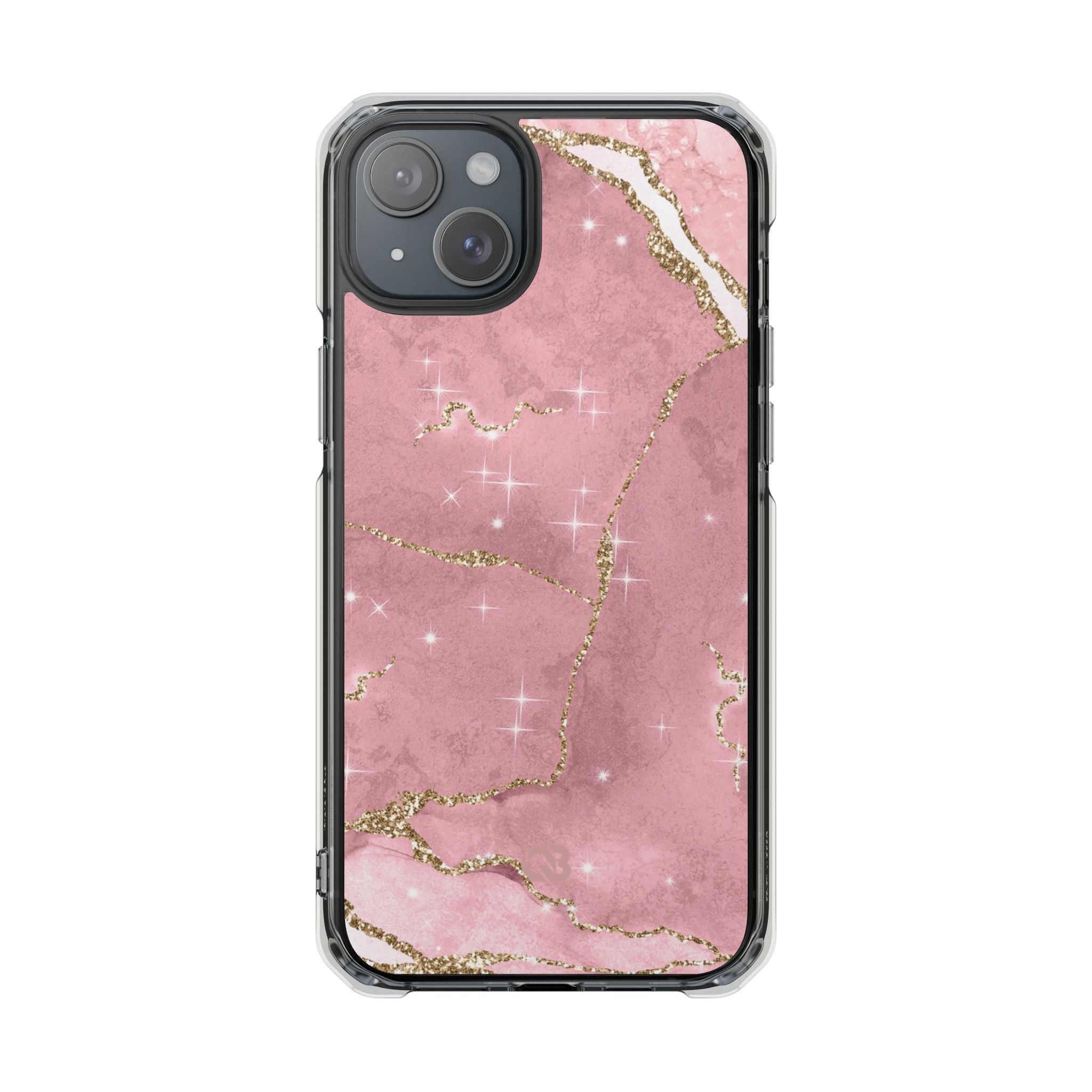 Rose Sparkle Marble · Impact Coque de téléphone pour iPhone · Magsafe