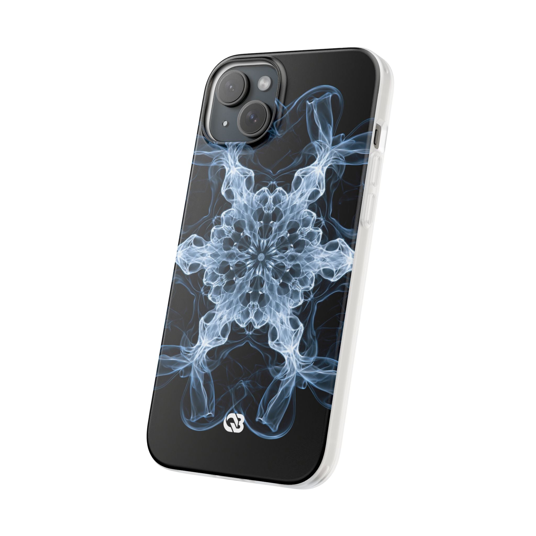 Blue Lite Phone Case for iPhone - Glacial Smoke Crown