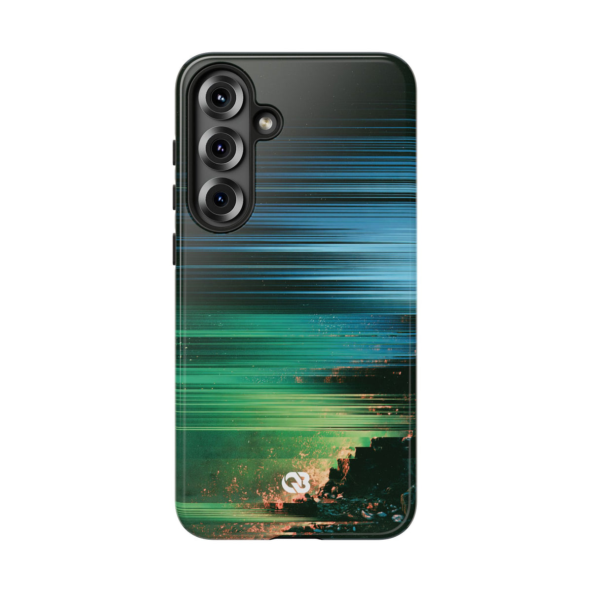 Digital Shoreline Drift · Tough Phone Case for Samsung · Teal