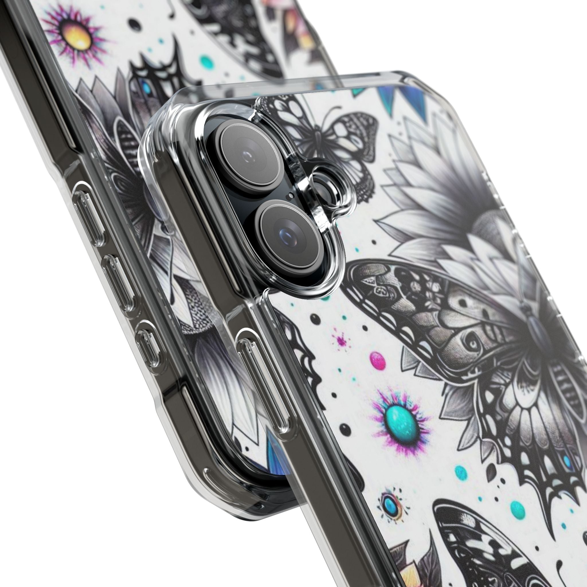 Butterfly Bloom iPhone 16 Plus Case - Impact