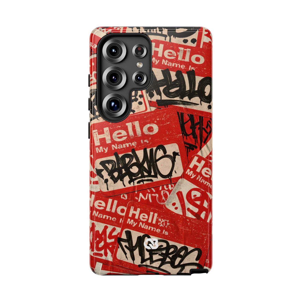 Slap Tag Collage · Tough Phone Case for Samsung · Red