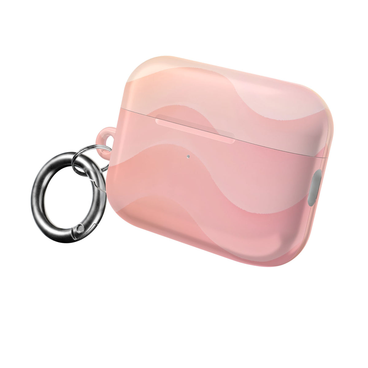 Blush Horizon Waves · Hard Case for AirPods & AirPods Pro · Pink
