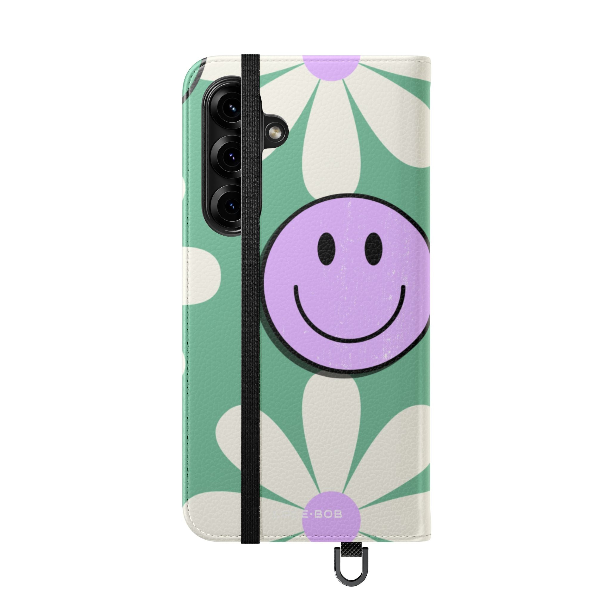 Smiley Daisy Glow - Samsung S25+ Case - Wallet