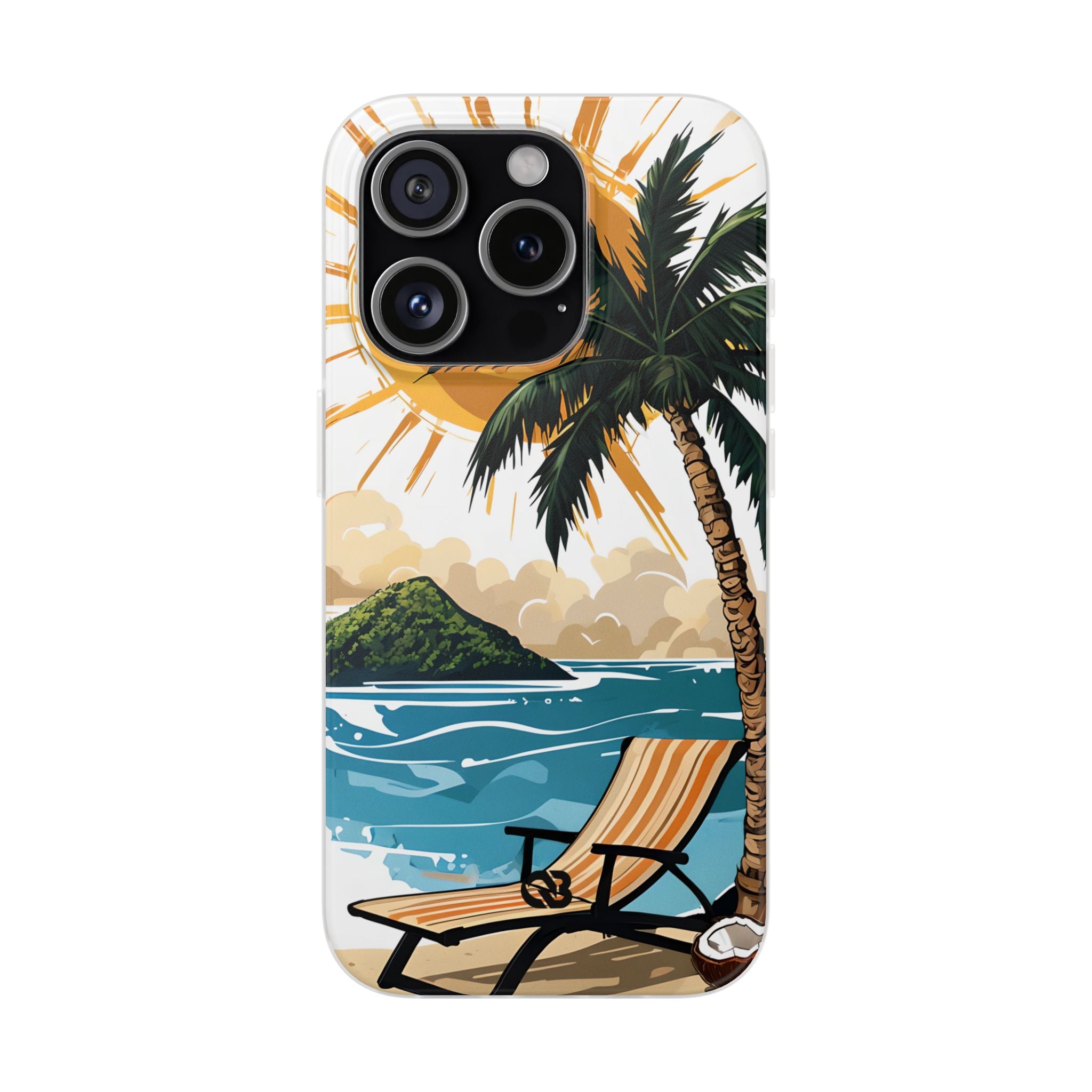 Radiant Coast Solitude · Soft Custodia per iPhone