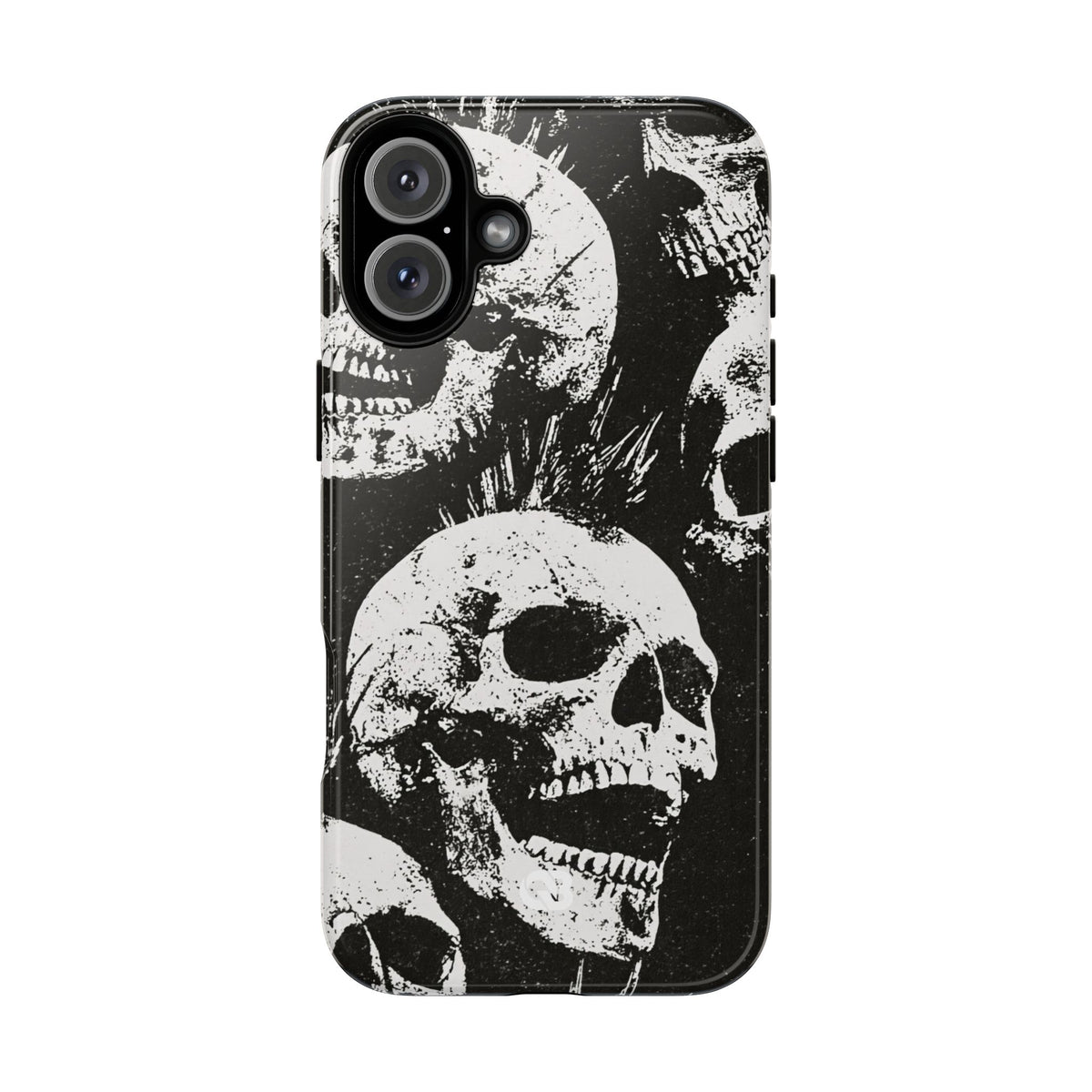 Punk Skull Riot · Tough Phone Case for iPhone · Black