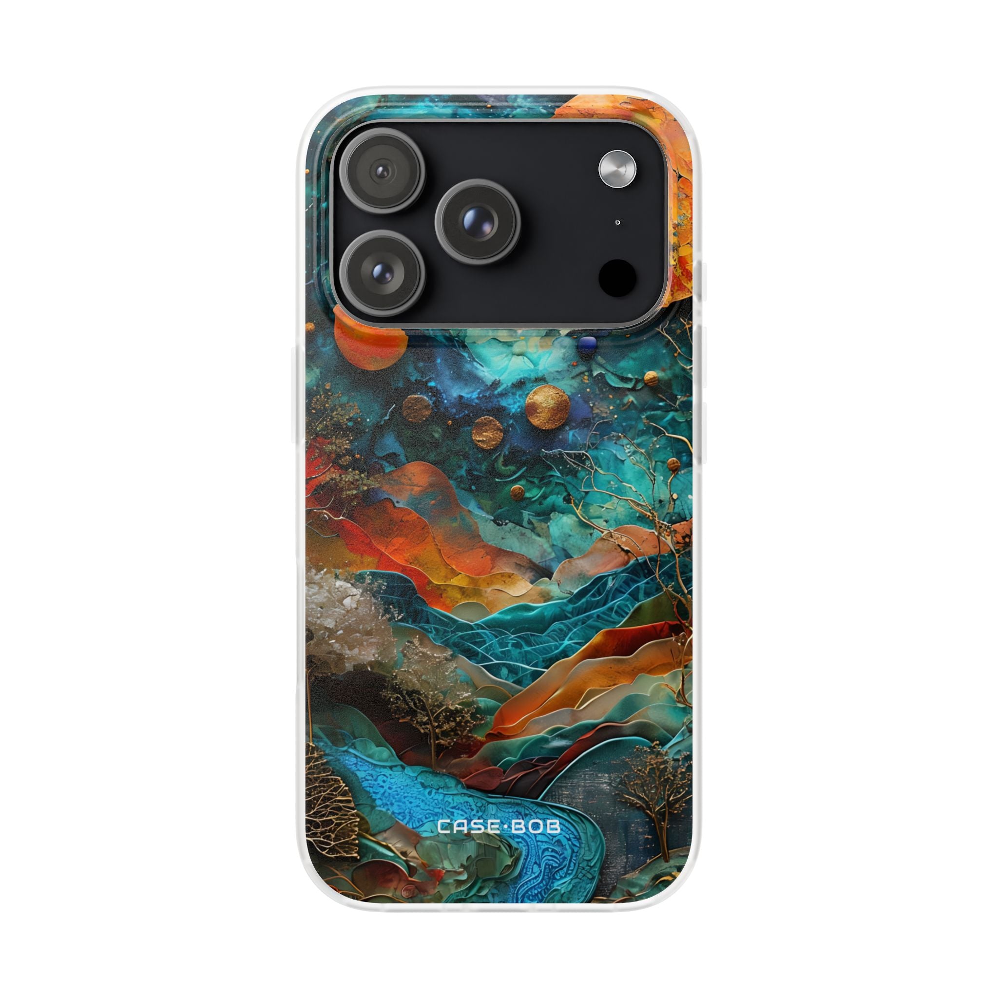 Celestial Ember iPhone 17 Pro Case - Soft - CASE•BOB