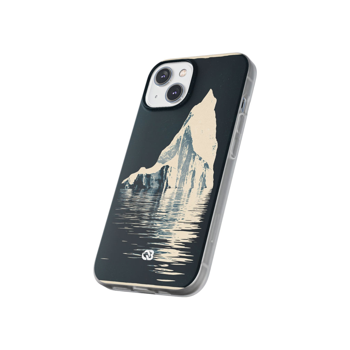 Blue Lite Phone Case for iPhone - Frozen Navy Monolith
