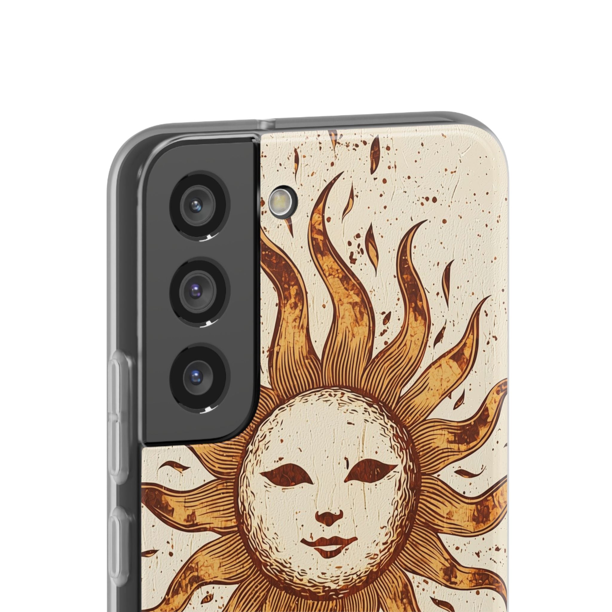 Rustic Solar Mask · Soft Phone Case for Samsung