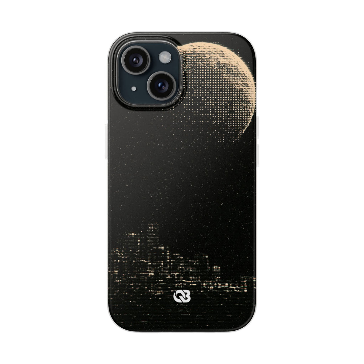 Lunar Metropolis Nocturne · Lite Phone Case for iPhone · Black