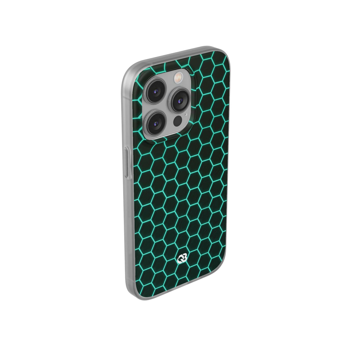Neon Hex Spectrum · Lite Phone Case for iPhone · Teal