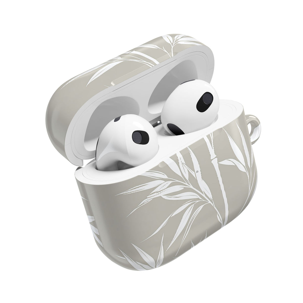 Serene Bamboo · Hard Case for AirPods & AirPods Pro · Beige