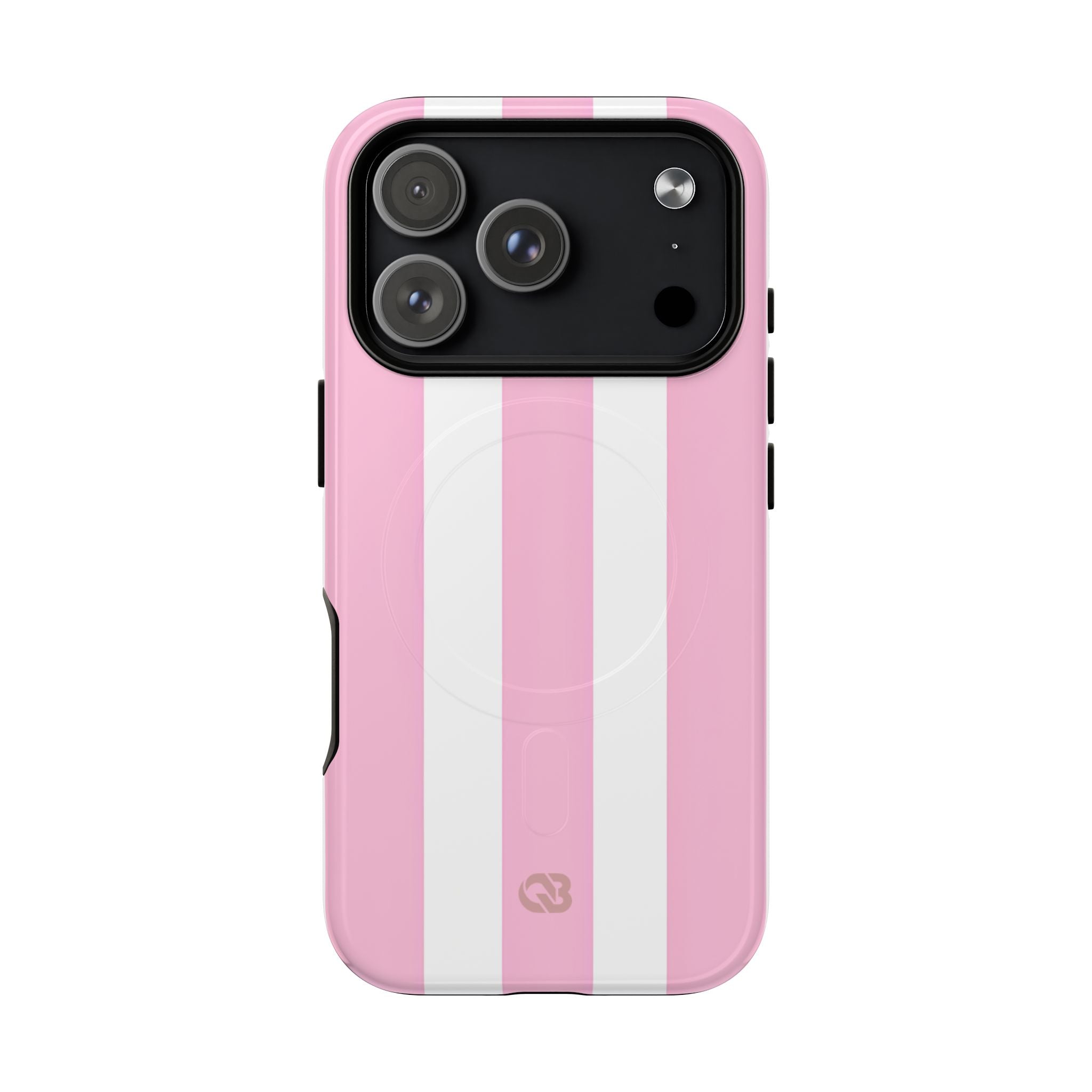 Soft Pink Stripe · Tough+ Magsafe
