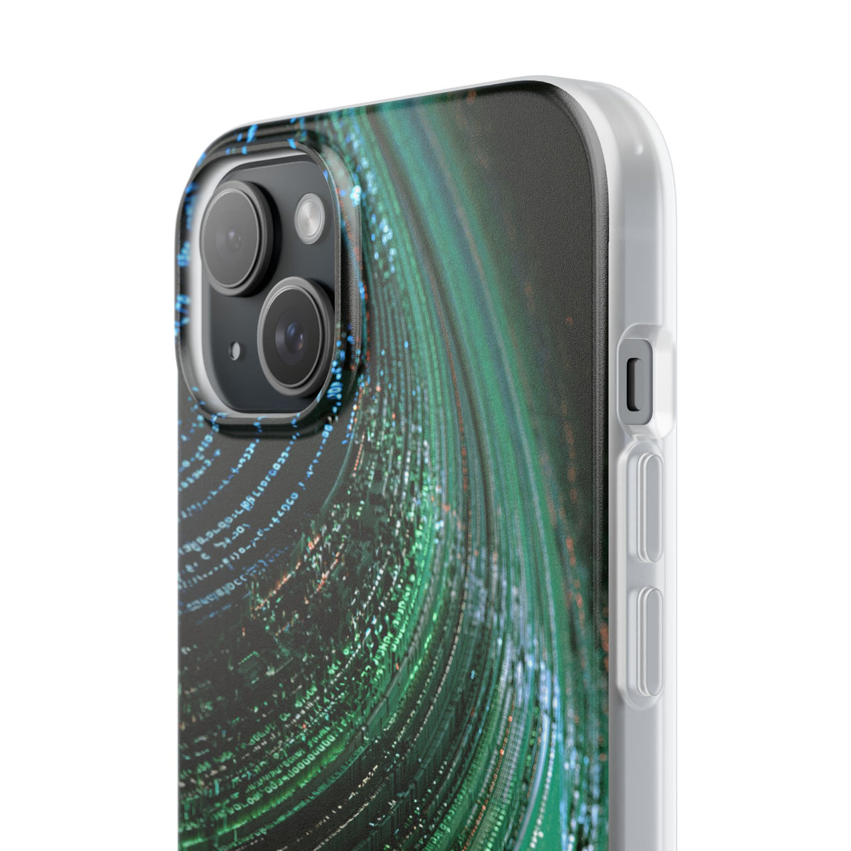 Orbital Data Stream · Lite Phone Case for iPhone · Green