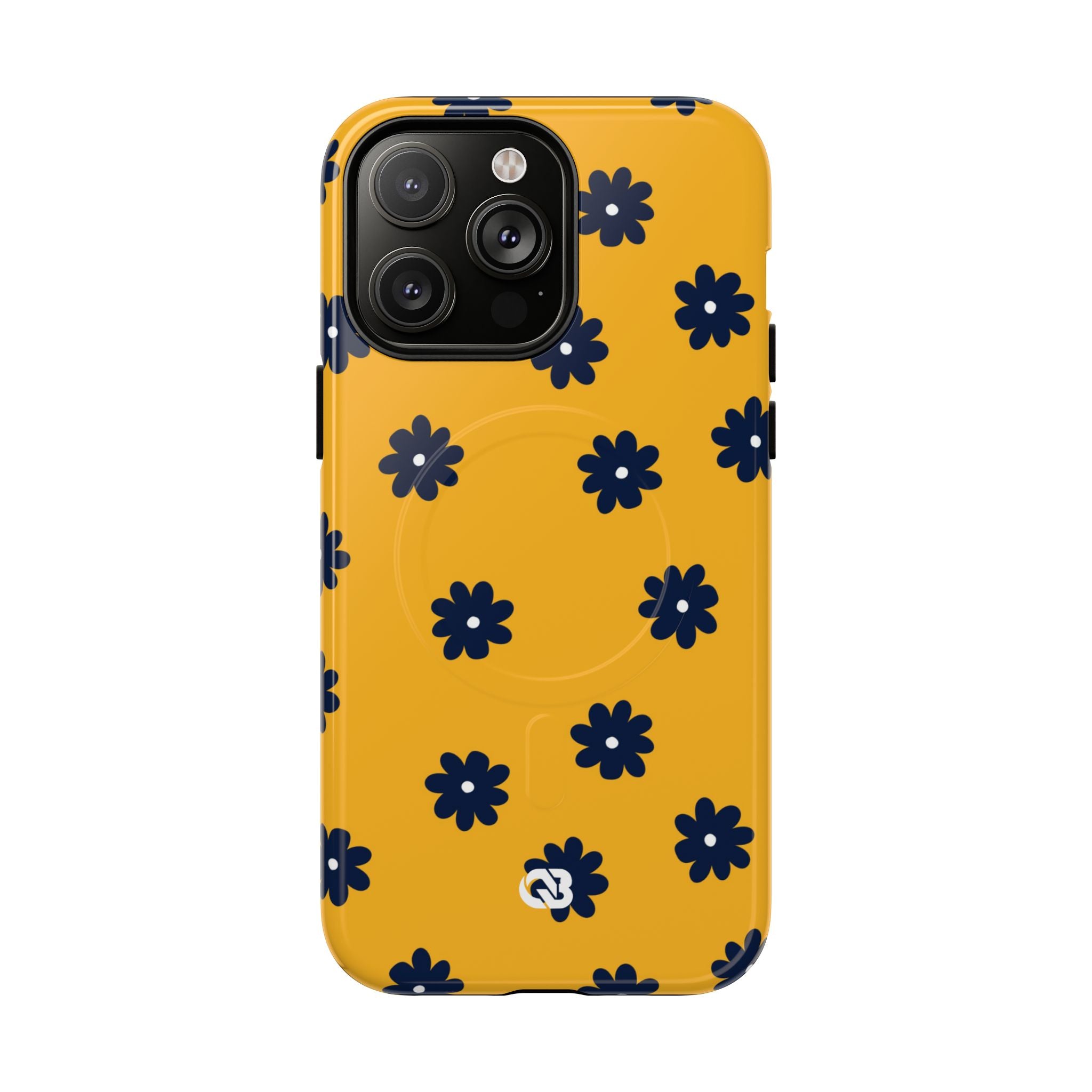 Navy Daisy Mustard · Tough+ Phone Case for iPhone · Magsafe