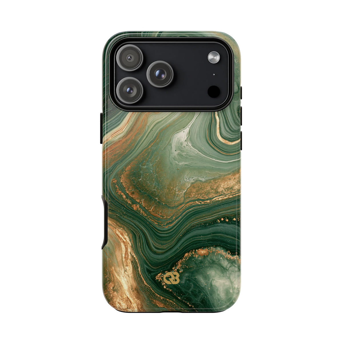 Jade Suminagashi · Tough Phone Case for iPhone · Green