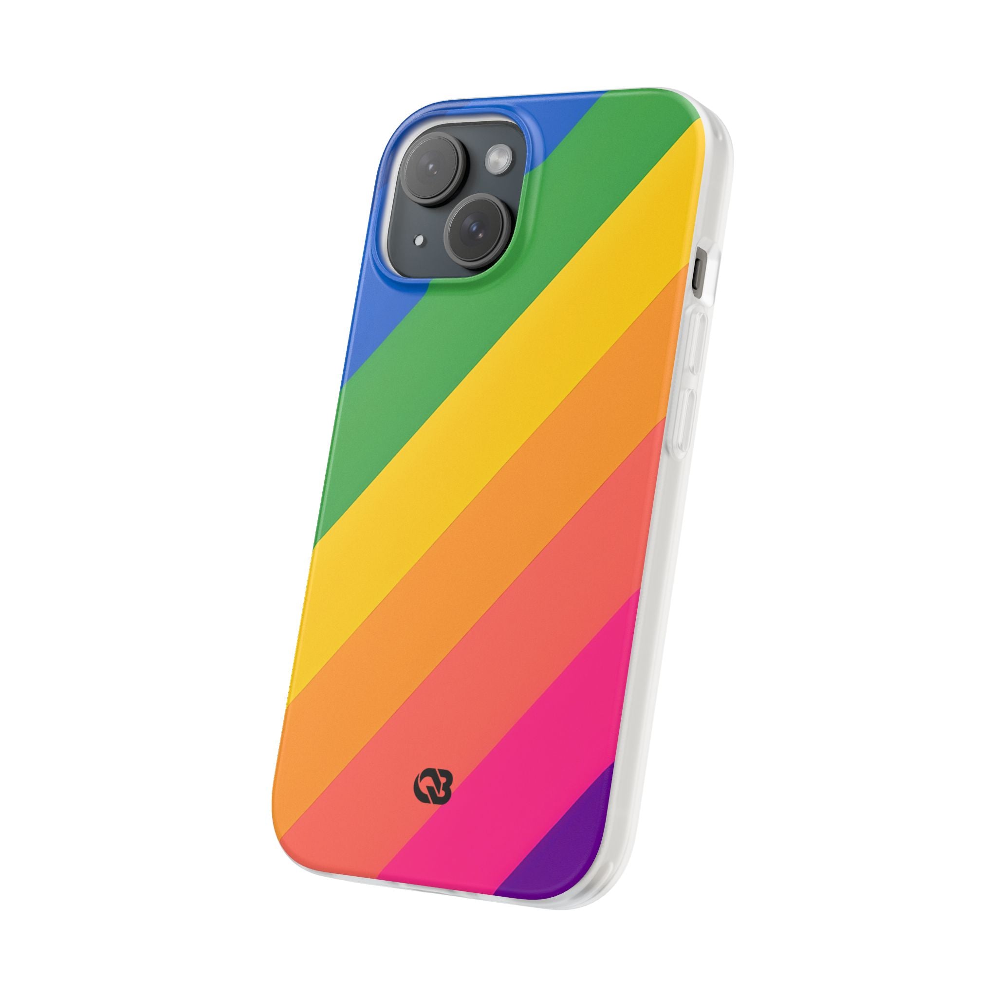 Vibrant Spectrum Slope · Soft Phone Case for iPhone
